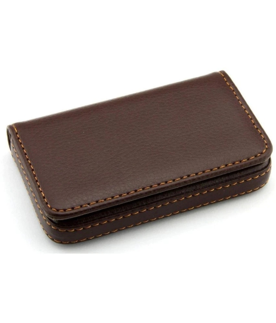 Loopa Leather Brown Casual Traveller Wallet - Brown