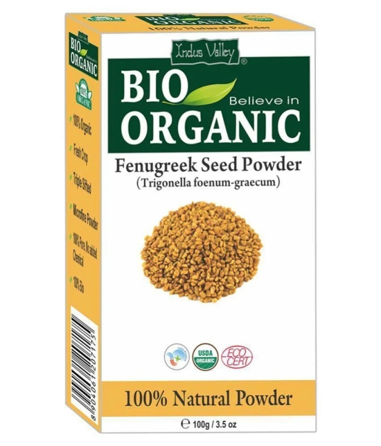 Indus Valley 100% Pure Fenugreek Powder (Methi Powder) - Set of 3 (300 g)