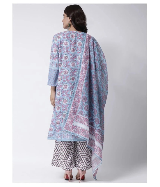 Hangup Blue Chanderi Dupatta