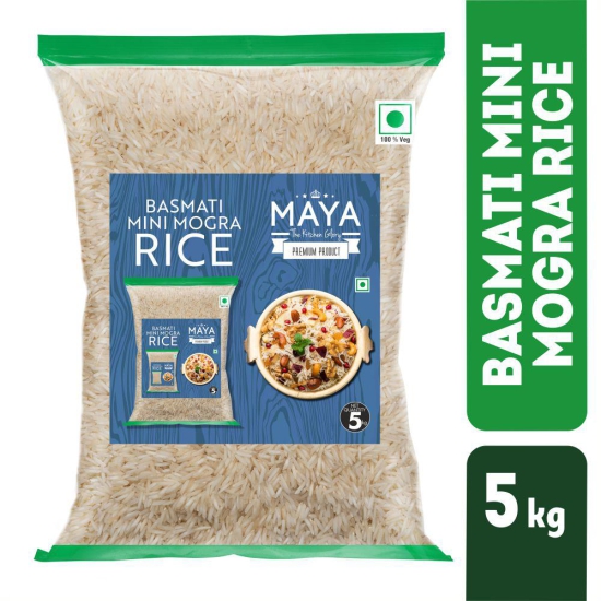 MAYA  BASMATI MINI MOGRA RICE 5 kg