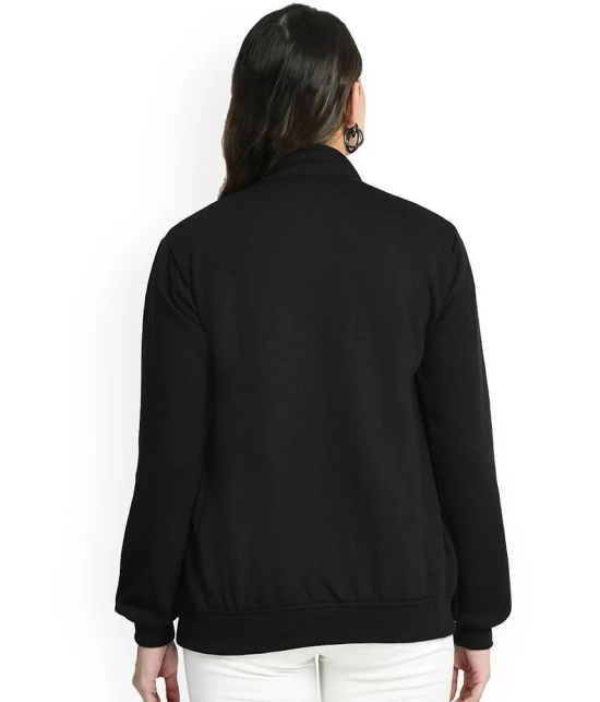 Leotude - Fleece Black Bomber Jackets - None