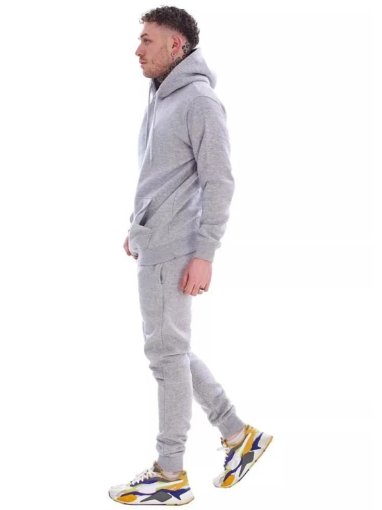 Forbro Grey Cotton Blend Regular Fit Mens Tracksuit ( Pack of 1 ) - None