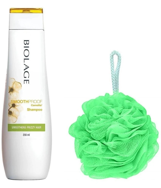 Lenon Smoothens Frizzy Hair Shampoo & Loofah Pack of 2