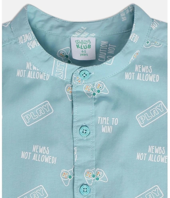 MINI KLUB Boys Blue Shirt Pack of 1 - None