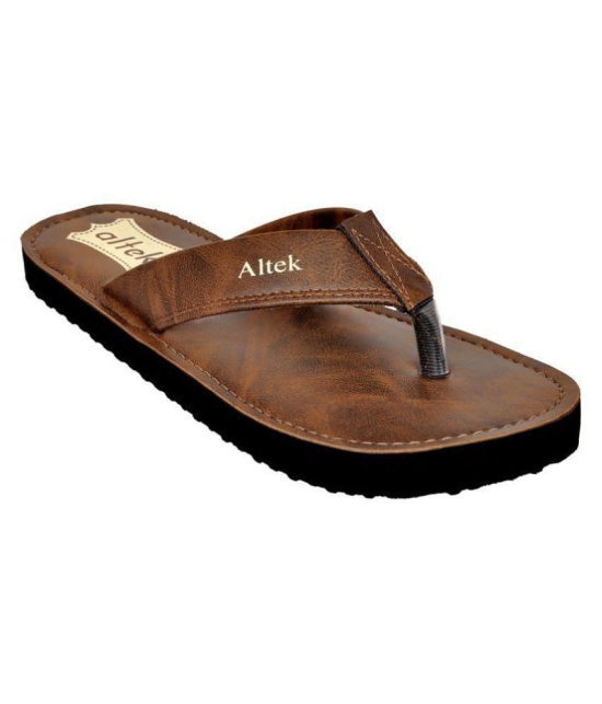 Altek Brown Daily Slippers - 11