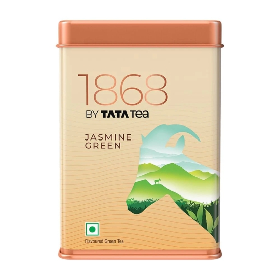 1868 by Tata Tea Jasmine Green, Green Tea with Jasmine, Flavoured Green Tea, 50g