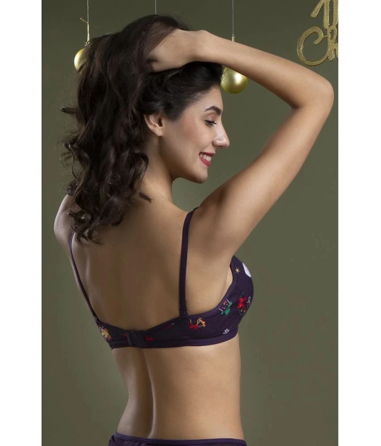 Clovia Cotton T-Shirt Bra - Blue Single - None