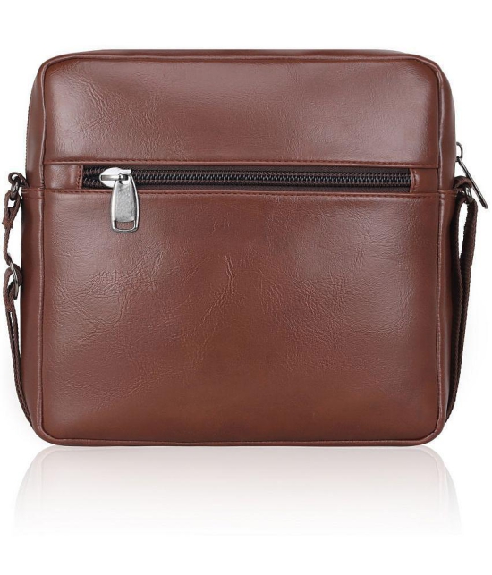 AXEN BAGS - Tan Solid Messenger Bag - Tan