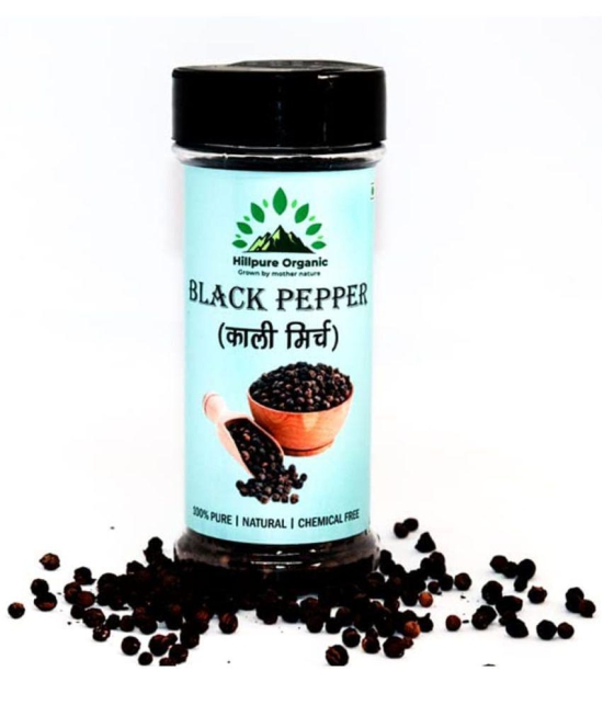 Hillpure Organic Black Pepper | Kali Mirch (Whole Black Peppercorns 100 gm