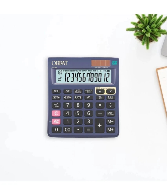 Orpat Check and Correct Desktop Calculators -OT-150D – Dark Grey