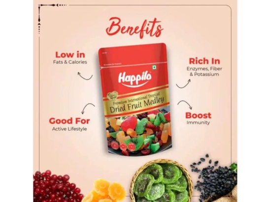 Happilo Premium International Dried Tropical Fruit Medley 200g