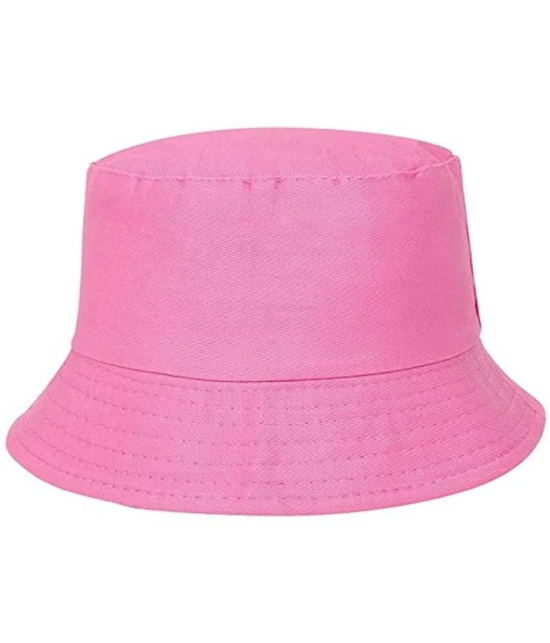 Zacharias - Pink Cotton Mens Hat ( Pack of 1 ) - Pink