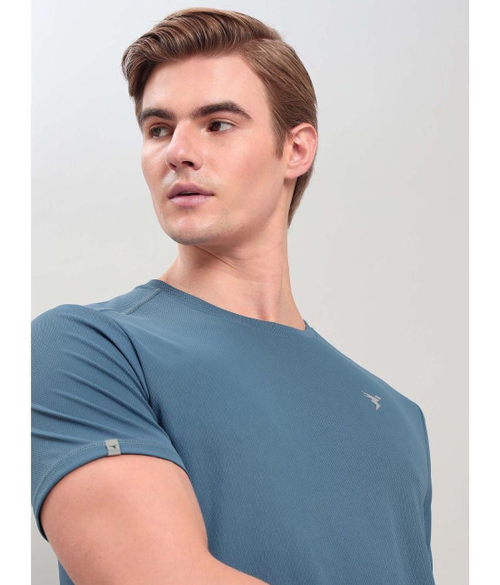 Technosport Teal Polyester Slim Fit Men's Sports T-Shirt ( Pack of 1 ) - None