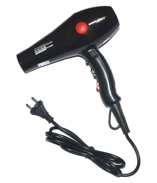 Rock Light Salon Grade Blow Hair Dryer ( Black )