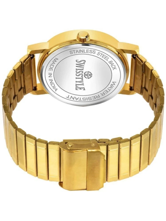 Swisstyle Gold Metal Analog Mens Watch