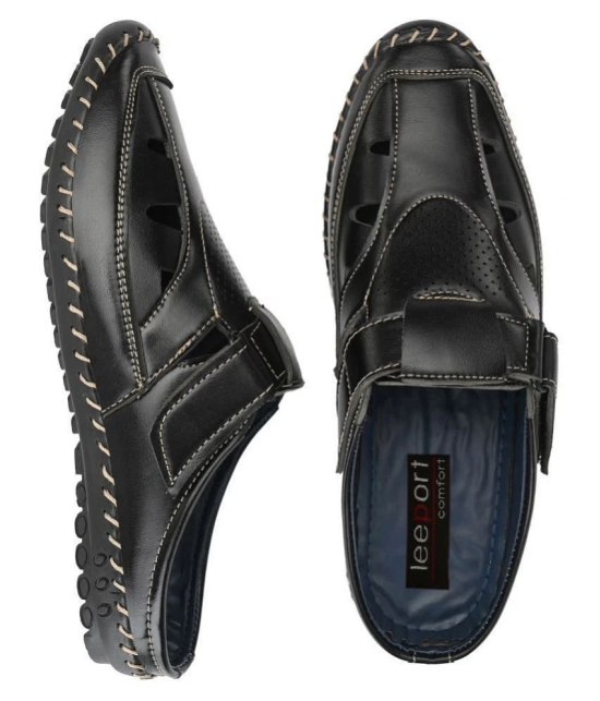 Leeport Black Designer Shoe - None