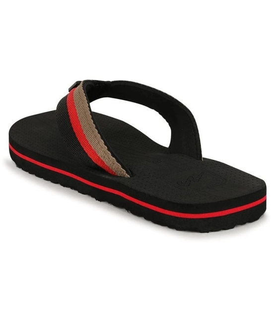 Campus - Black Mens Thong Flip Flop - None