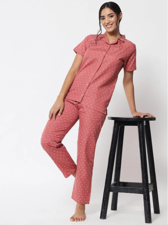 Printed Nightsuit For Women With Pockets in Pyjamas N79Rc