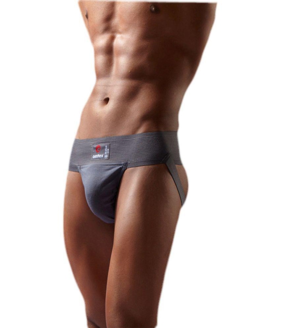 Omtex Grey Gym Supports Gym Accessories/ Gym Essentials - L