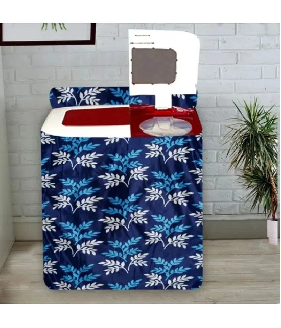 ENTICE Semi-Automatic Washing Machine Cover Compatiable For 8 kg - Navy - Navy