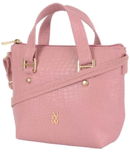 Baggit Pink PU Tote Bag - Pink