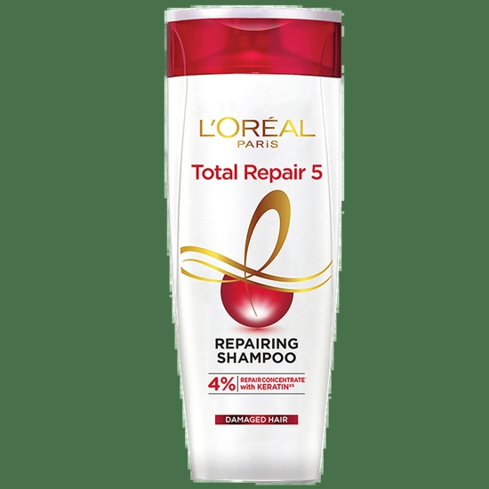 Loreal Paris Total Repair 5 Repairing Shampoo With Keratin Xs, 180 Ml Bottle