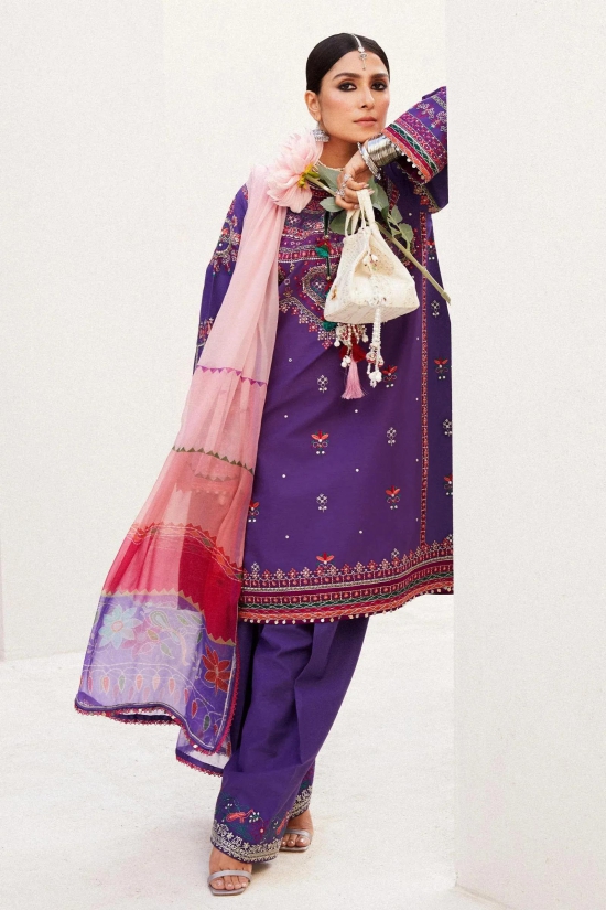 Zara Shahjahan Luxury Lawn 2024 | 7B-Unstitched / M