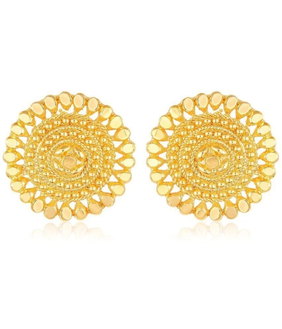 Vighnaharta Elegant Twinkling Beautiful Gold Plated Screw back Jumbo Studs Earring for Women and Girls   [VFJ1618ERG ] - Golden