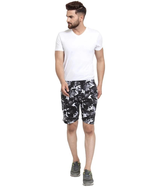 Uzarus - Black Cotton Blend Mens Shorts ( Pack of 1 ) - None