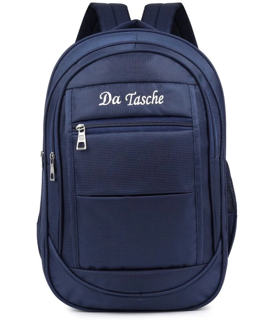 Da Tasche Navy Blue Polyester Backpack For Kids