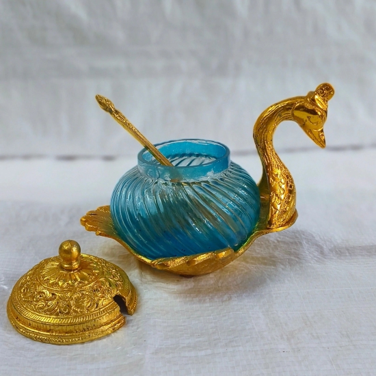 Duck Swan Bowl Spoon-Gold