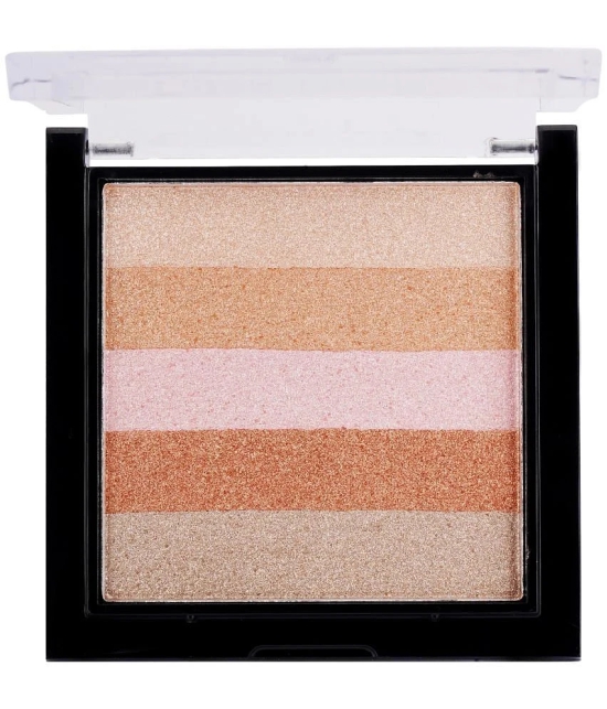 Kiss Pretty Lightweight Brick Highlighter (Shade - 01, 10g)