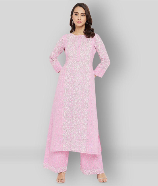 Tissu - Multicolor Straight Cotton Womens Stitched Salwar Suit ( Pack of 1 ) - S