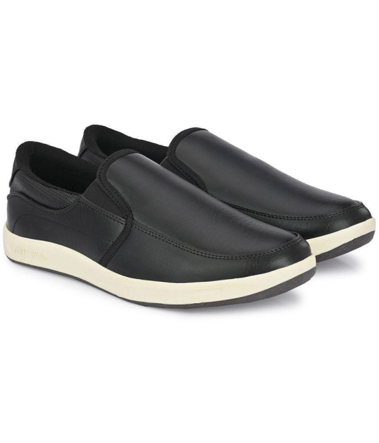 Leeport - Black Mens Slip-on Shoes - None