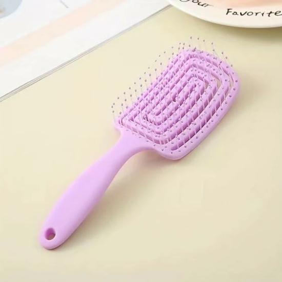 Square Shape Hair Massage brush-Pink