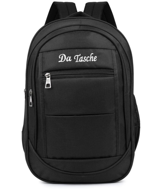 Da Tasche 40 Ltrs Black Polyester College Bag - Black