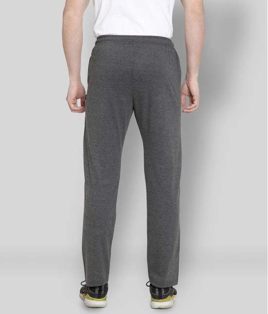 Zeffit - Grey Melange Cotton Blend Mens Sports Trackpants ( Pack of 1 ) - 2XL