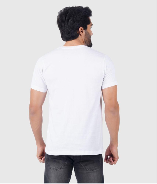 ferocious - White Cotton Regular Fit Men's T-Shirt ( Pack of 1 ) - None