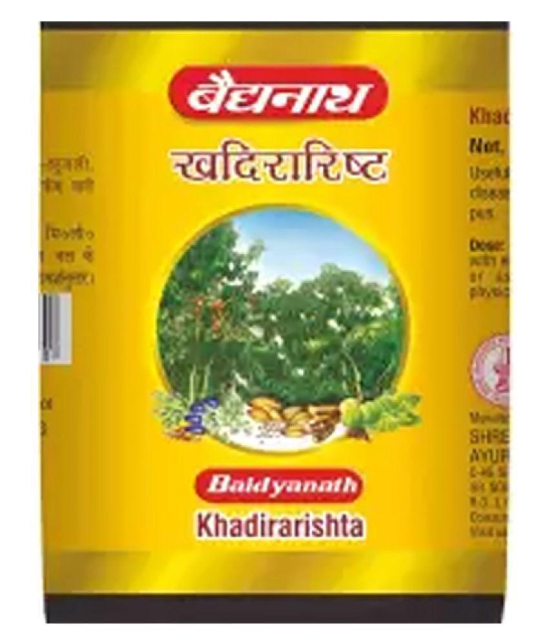 Baidyanath Khadirarishta Liquid 450ml each (Pack of 2)