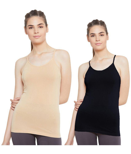 Outflits Cotton Smoothing Cami Shapewear - Pack of 2 - XS