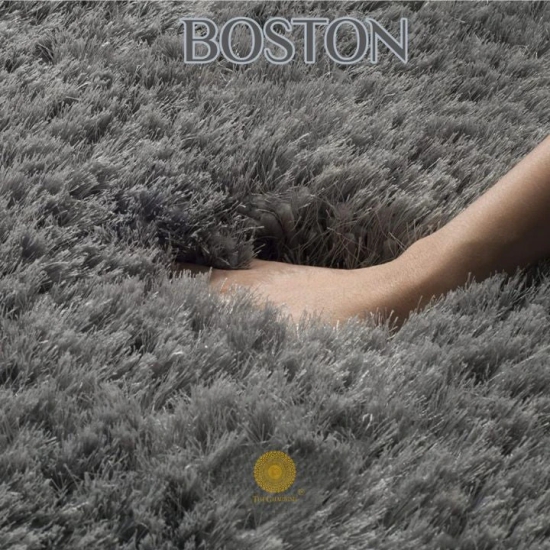 Boston Super Soft Carpet-Silver / 5x7 Feet