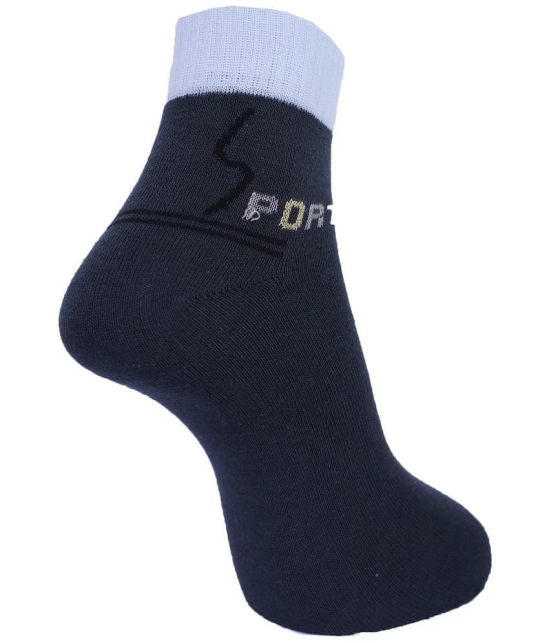 Dollar Cotton Ankle Length Socks Pack of 3 - Multi