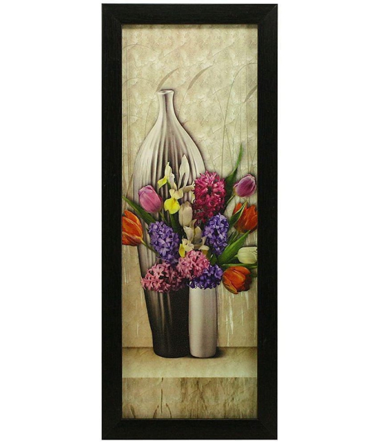 Indianara - Floral Painting With Frame