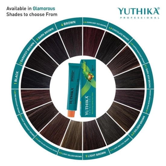 Yuthika Professional Creme Hair Color Cherry Red 100gm, Permanent Hair Colour, Professional Salon Hair Colour