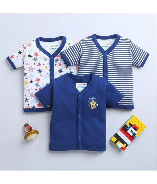 BUMZEE Navy Baby Boy T-Shirt ( Pack of 3 ) - None