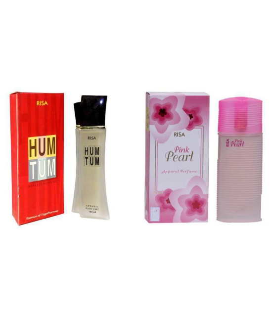 Risa Hum Tum & Pink Pearl Perfume.100 ml each.pack of 2. - 200ml