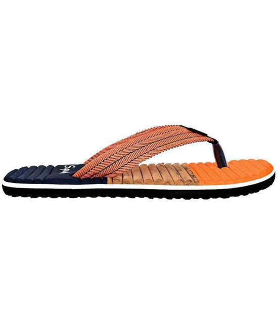 Squash - Orange Men's Thong Flip Flop - None