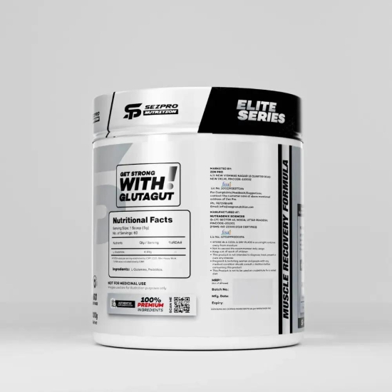 Sezpro Nutrition Gluta Gut Glutamine-300g / Unflavoured