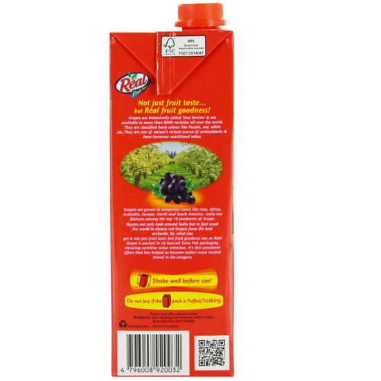 Real Fruit Power Grape Juice 1Litre