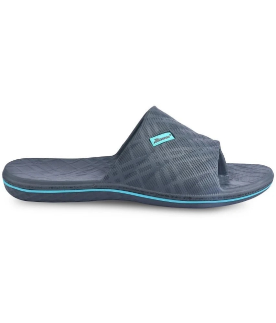 Paragon Grey Mens Slide Flip Flop - None